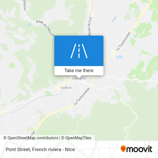 Mapa Rue De Pont