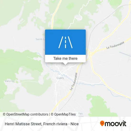 Rue Henri Matisse map