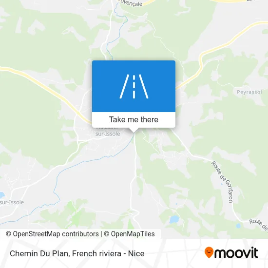 Chemin Du Plan map