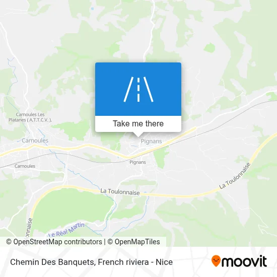 Chemin Des Banquets map
