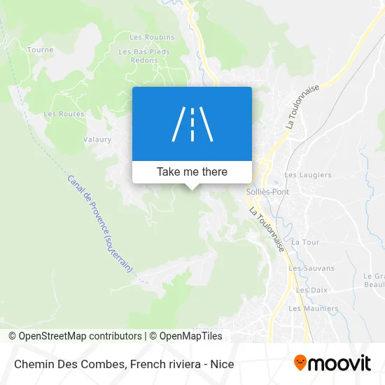 Chemin Des Combes map