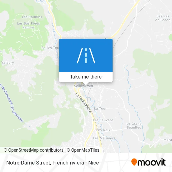 Rue Notre-Dame map