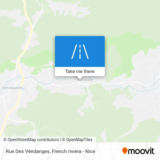 Rue Des Vendanges map
