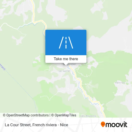 Rue De La Cour map