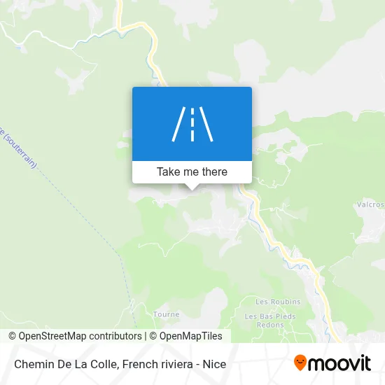 Chemin De La Colle map