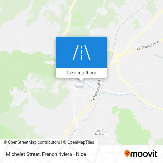 Rue Michelet map