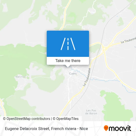 Rue Eugène Delacroix map