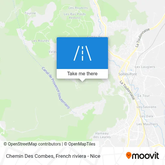 Chemin Des Combes map