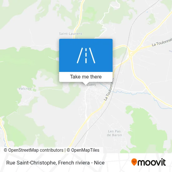 Mapa Rue Saint-Christophe