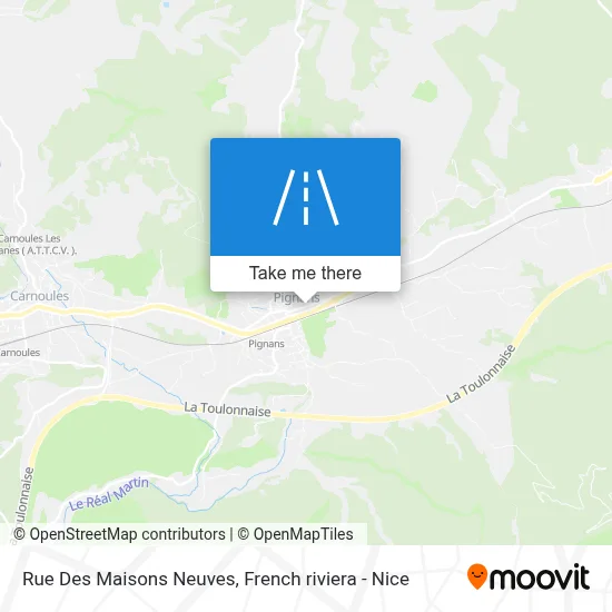 Rue Des Maisons Neuves map