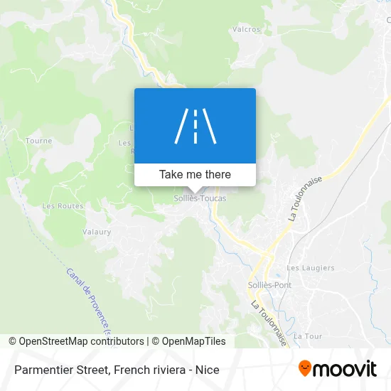 Rue Parmentier map