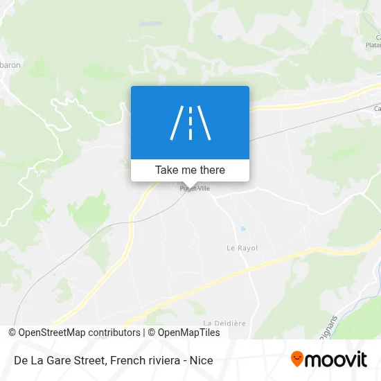 Rue De La Gare map