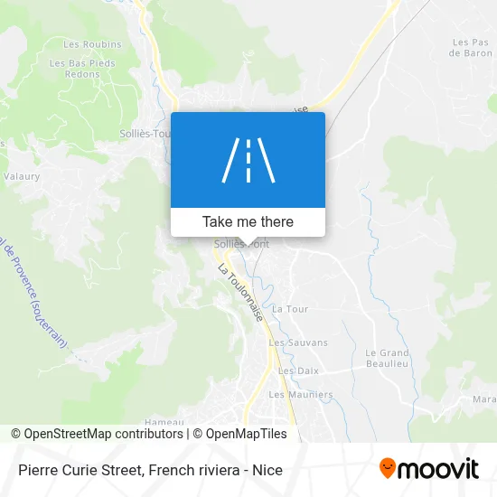 Rue Pierre Curie map