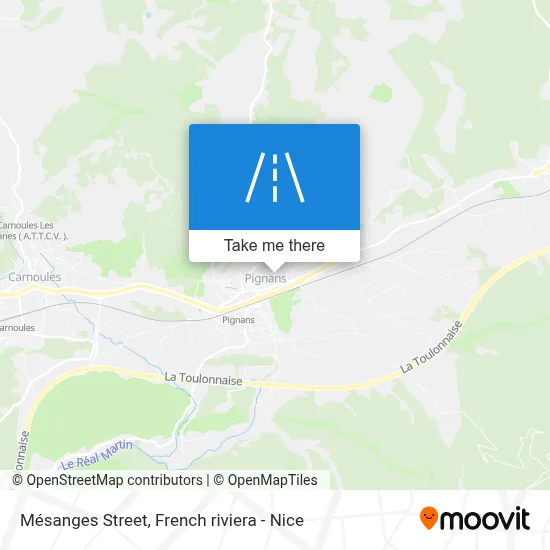 Rue Des Mésanges map