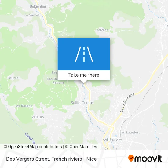 Rue Des Vergers map