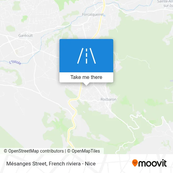 Rue Des Mésanges map