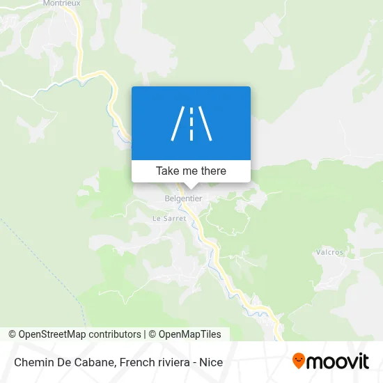 Chemin De Cabane map