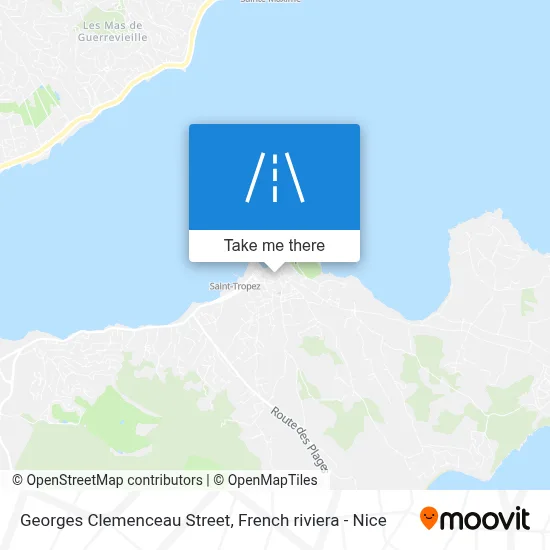 Rue Georges Clemenceau map