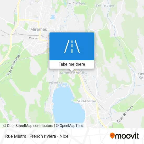 Mapa Rue Mistral