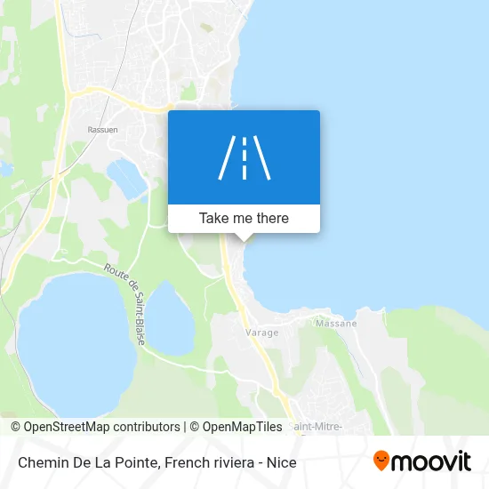 Chemin De La Pointe map