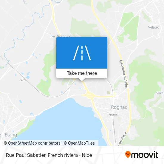 Mapa Rue Paul Sabatier