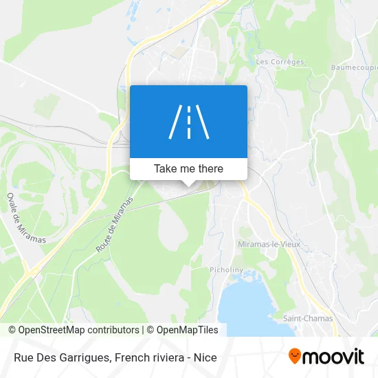 Rue Des Garrigues map