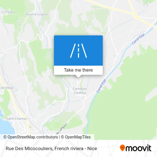 Rue Des Micocouliers map