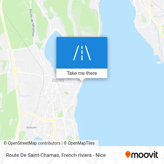 Route De Saint-Chamas map