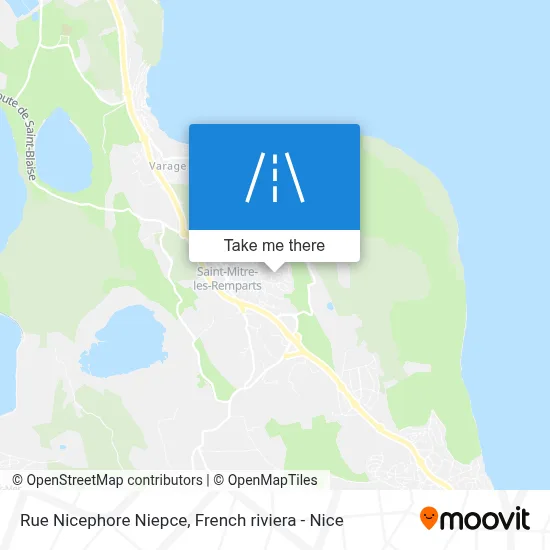 Rue Nicephore Niepce map