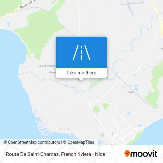 Route De Saint-Chamas map