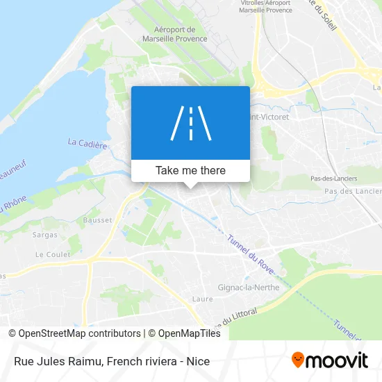 Rue Jules Raimu map