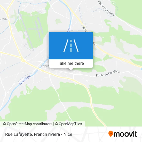 Mapa Rue Lafayette