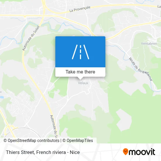 Rue Thiers map