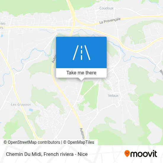 Chemin Du Midi map