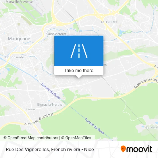 Rue Des Vignerolles map