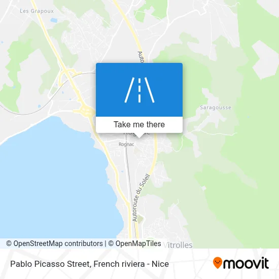 Mapa Rue Pablo Picasso