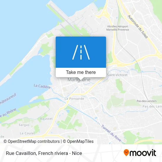 Rue Cavaillon map