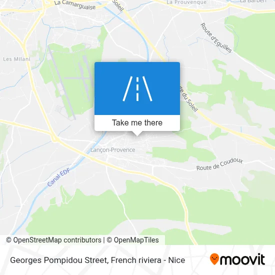 Rue Georges Pompidou map