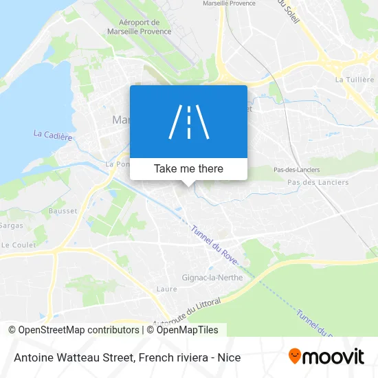 Rue Antoine Watteau map