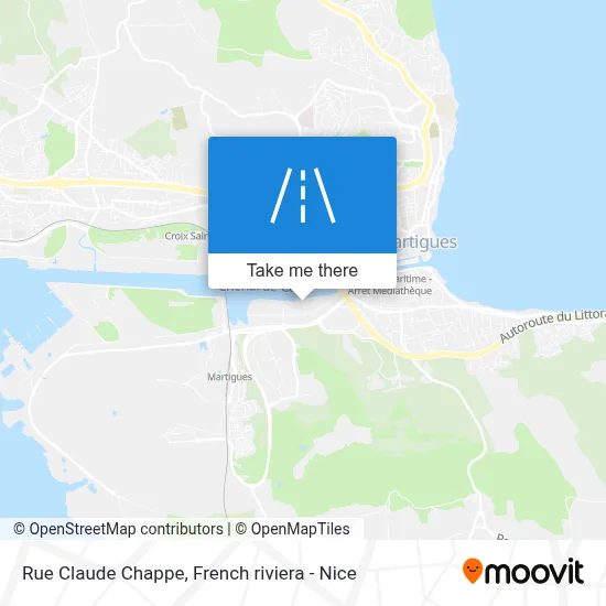 Mapa Rue Claude Chappe