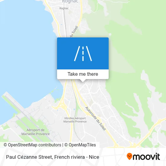 Rue Paul Cézanne map