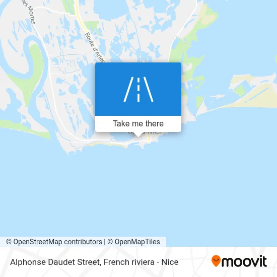 Rue Alphonse Daudet map