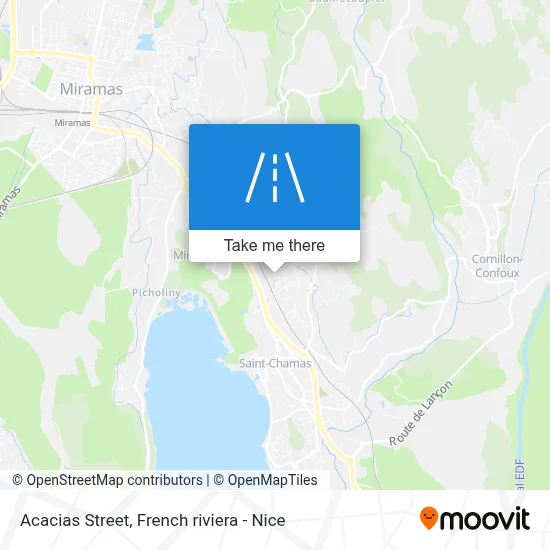 Rue Des Acacias map