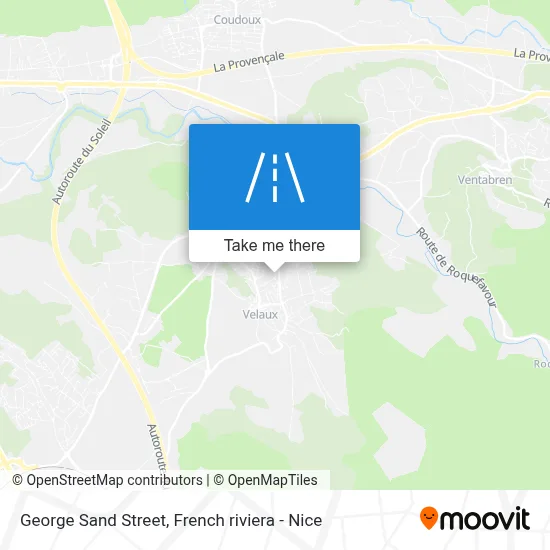 Mapa Rue George Sand
