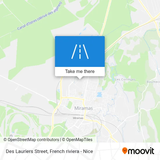 Rue Des Lauriers map