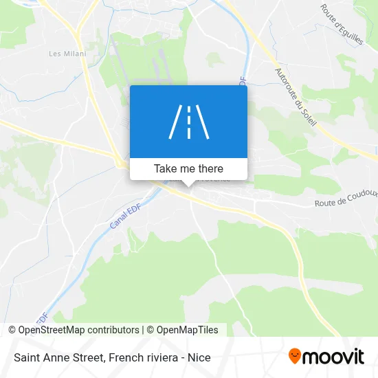 Mapa Rue Sainte-Anne
