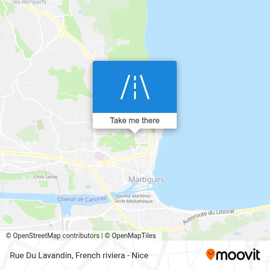 Rue Du Lavandin map