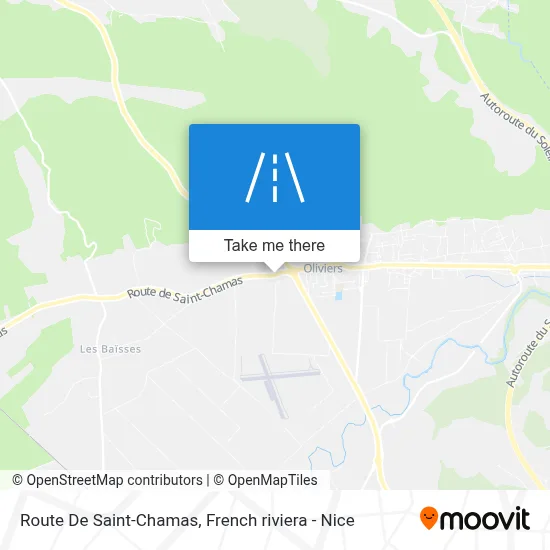 Route De Saint-Chamas map