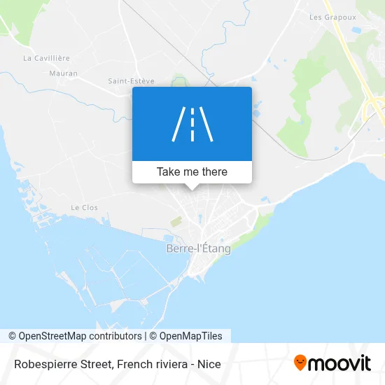 Mapa Rue Robespierre