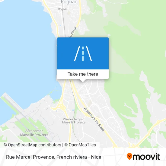 Mapa Rue Marcel Provence